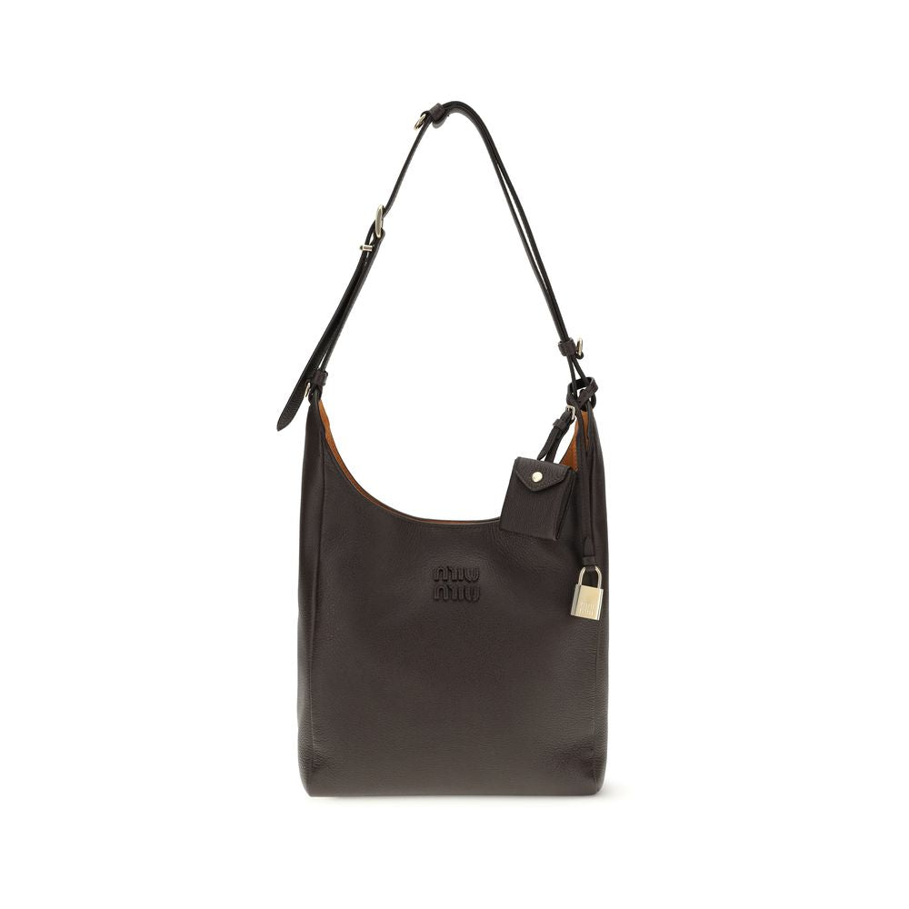 Leather shoulder bag