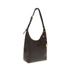 Leather shoulder bag