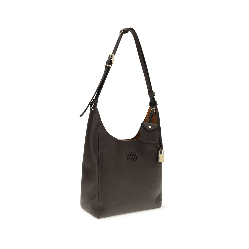 Leather shoulder bag