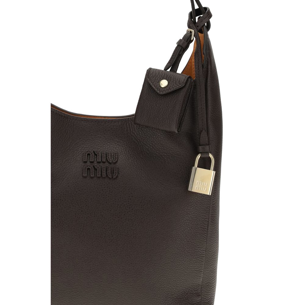 Leather shoulder bag