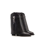 Leather boots