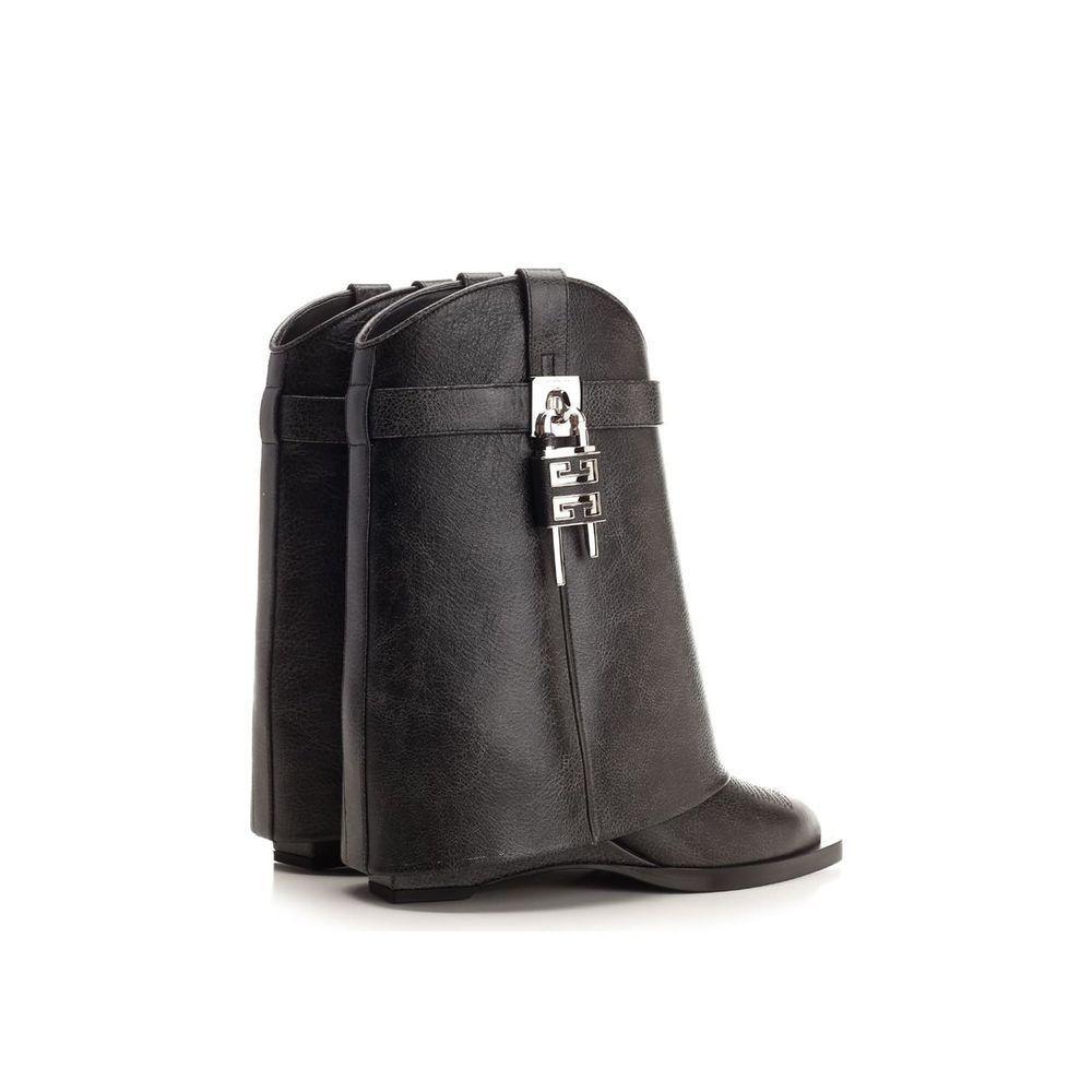 Leather boots