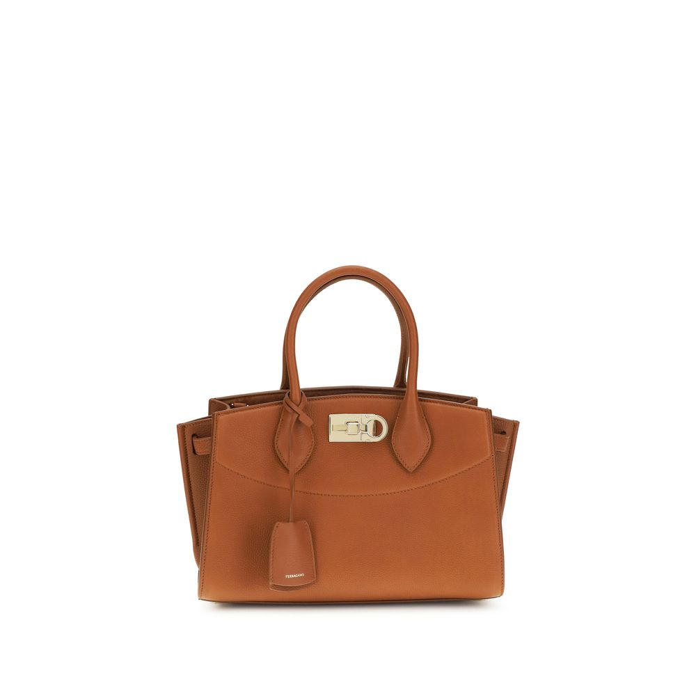 Borsa a mano marrone