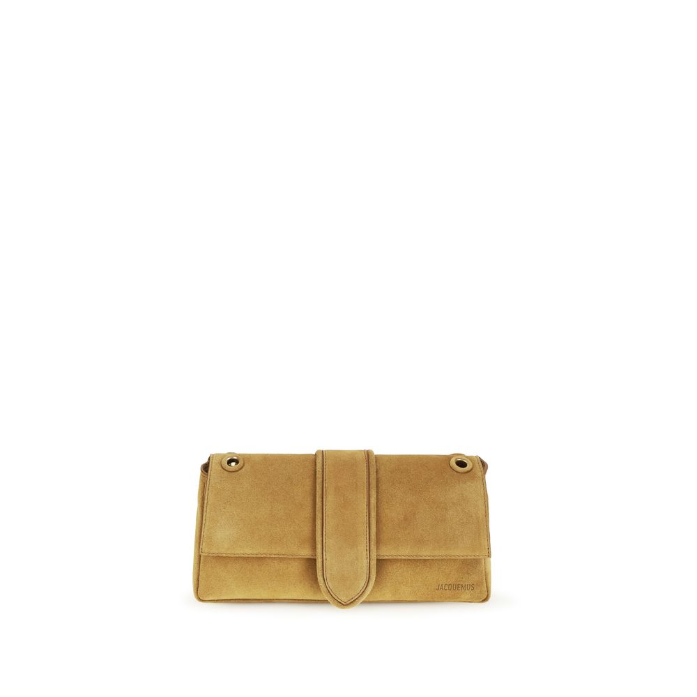Borsa a tracolla beige in pelle di vitello