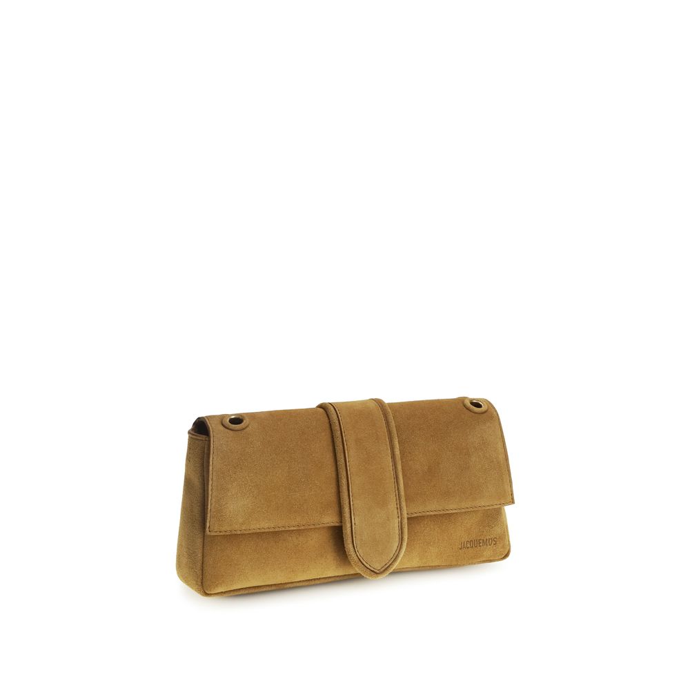 Borsa a tracolla beige in pelle di vitello