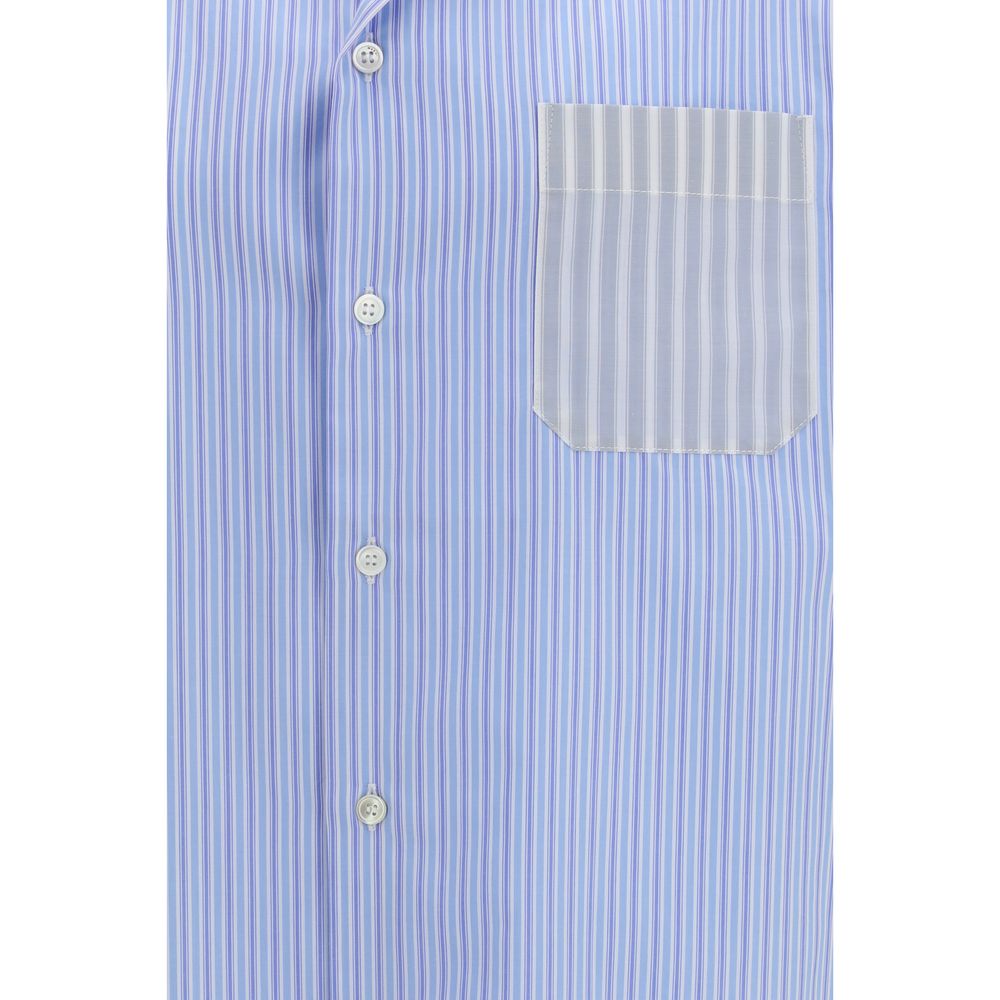 Camicia azzurra in cotone
