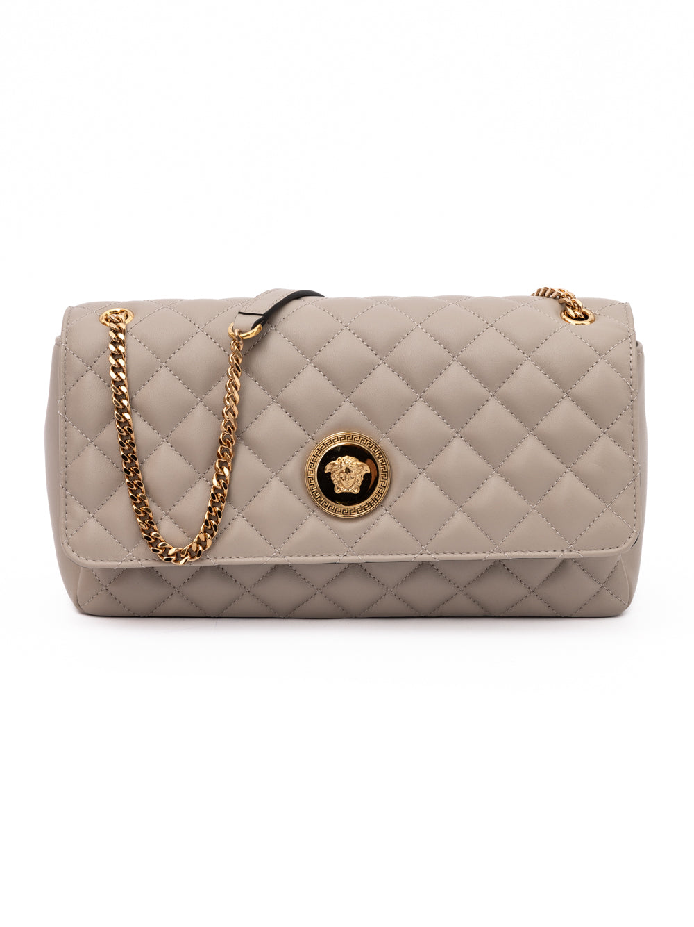 Borsa a spalla trapuntata Taupe