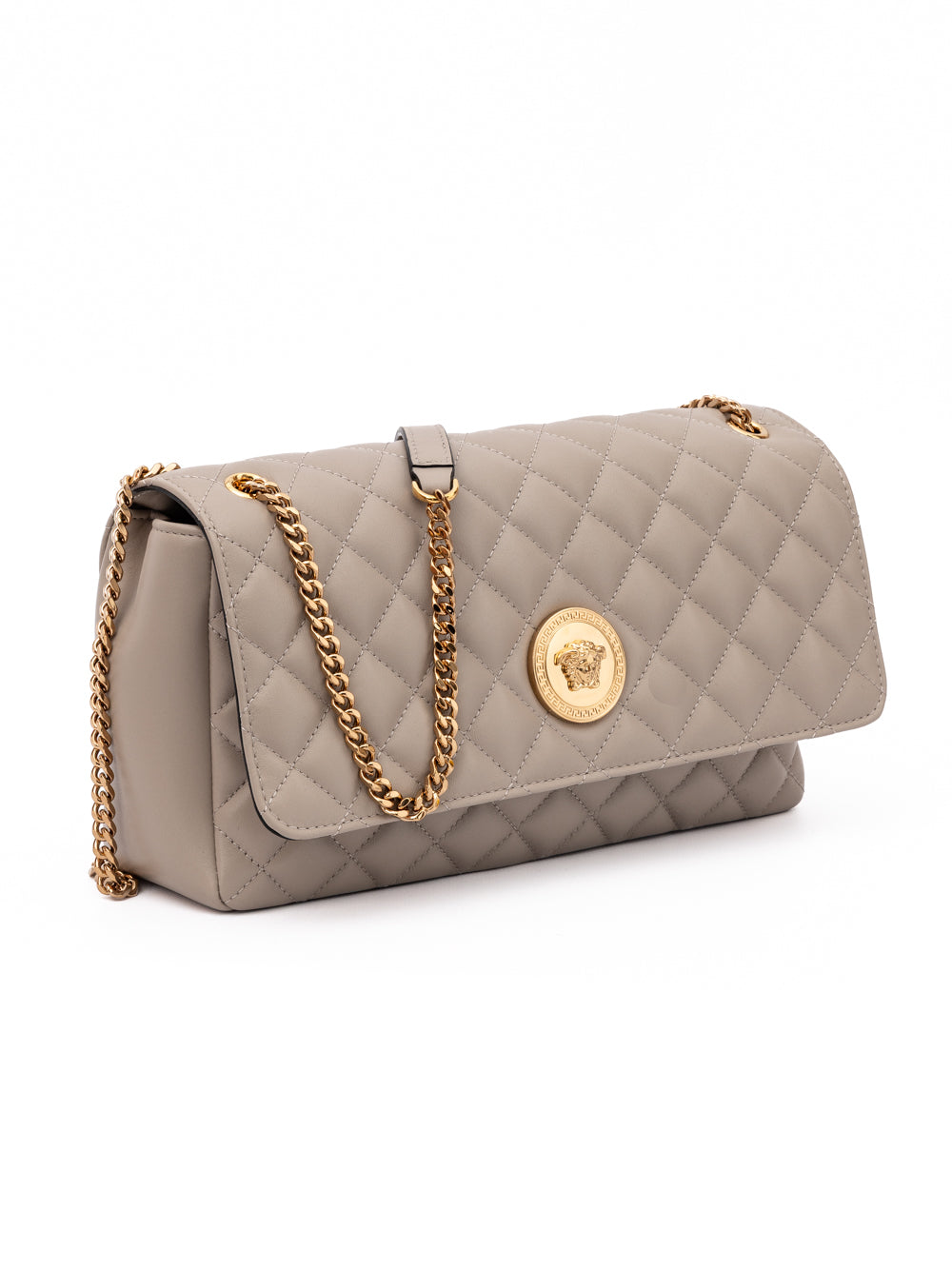 Borsa a spalla trapuntata Taupe