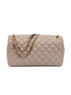 Borsa a spalla trapuntata Taupe