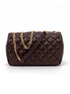 Borsa a spalla marrone