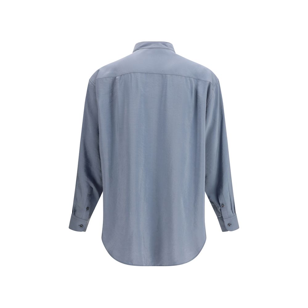 Camicia in seta grigia