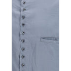 Camicia in seta grigia