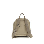 Beige polyamide backpack