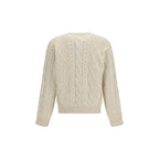 Cable-knit sweater