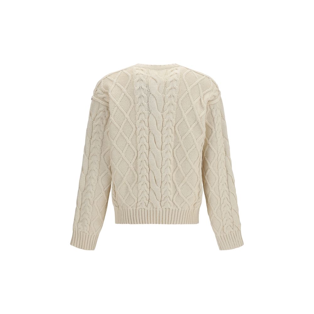 Cable-knit sweater