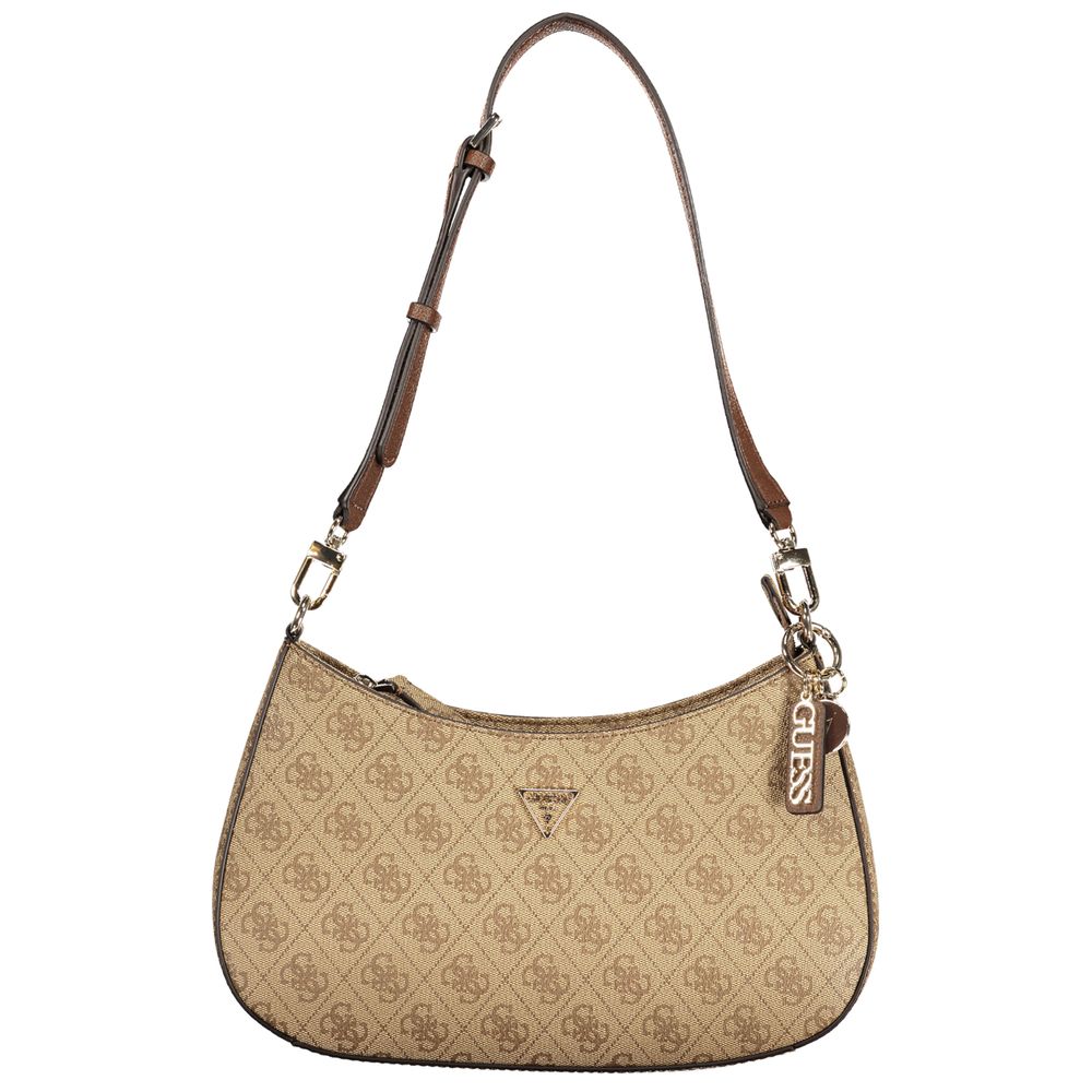 Beige bag with logo