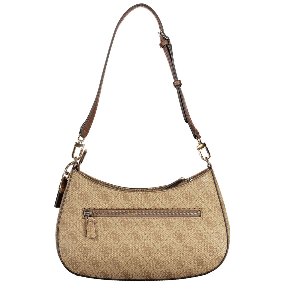 Beige bag with logo