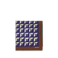 Foulard con stampa geometrica