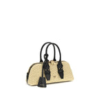 Rafia shoulder bag