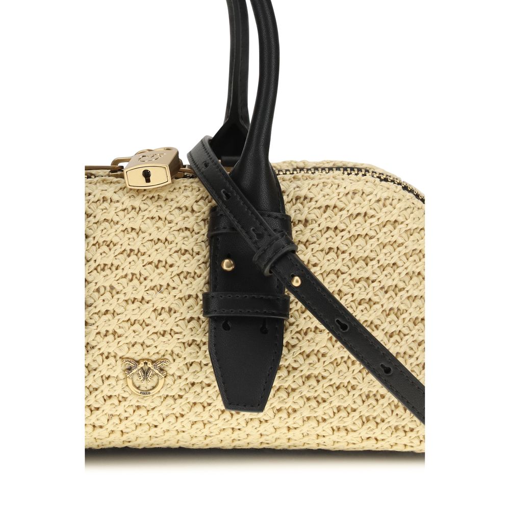 Rafia shoulder bag