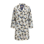 Floral print parka