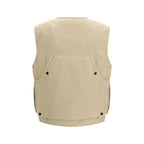 Sleeveless cotton jacket