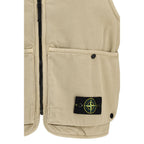 Sleeveless cotton jacket