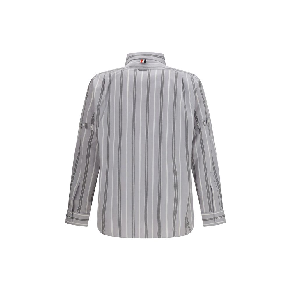 Cotton Madras stripe shirt