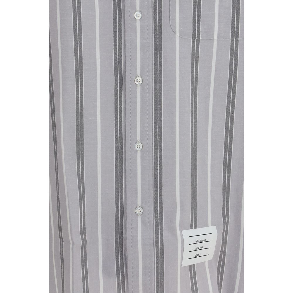 Cotton Madras stripe shirt