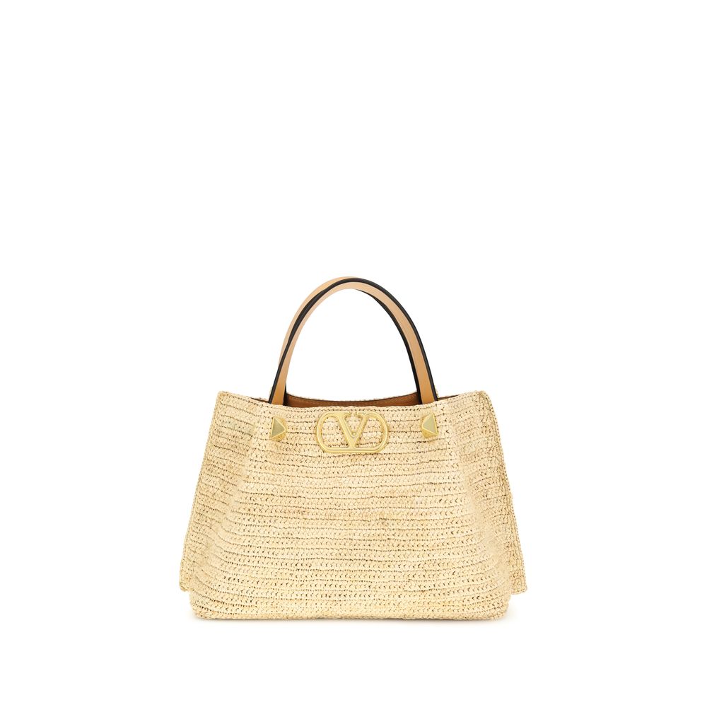 Borsa tote in rafia
