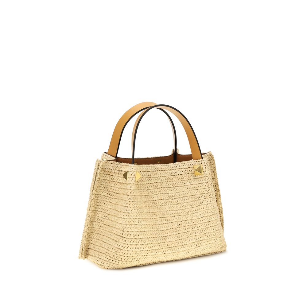 Borsa tote in rafia