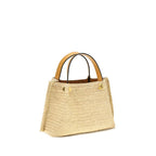 Borsa tote in rafia