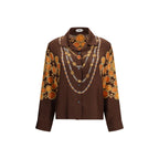 Camicia con stampa a catena