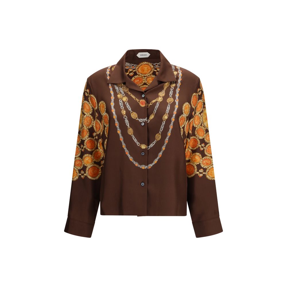 Camicia con stampa a catena
