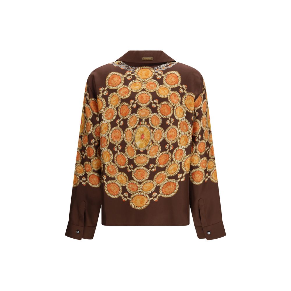 Camicia con stampa a catena
