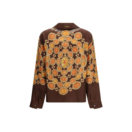 Camicia con stampa a catena