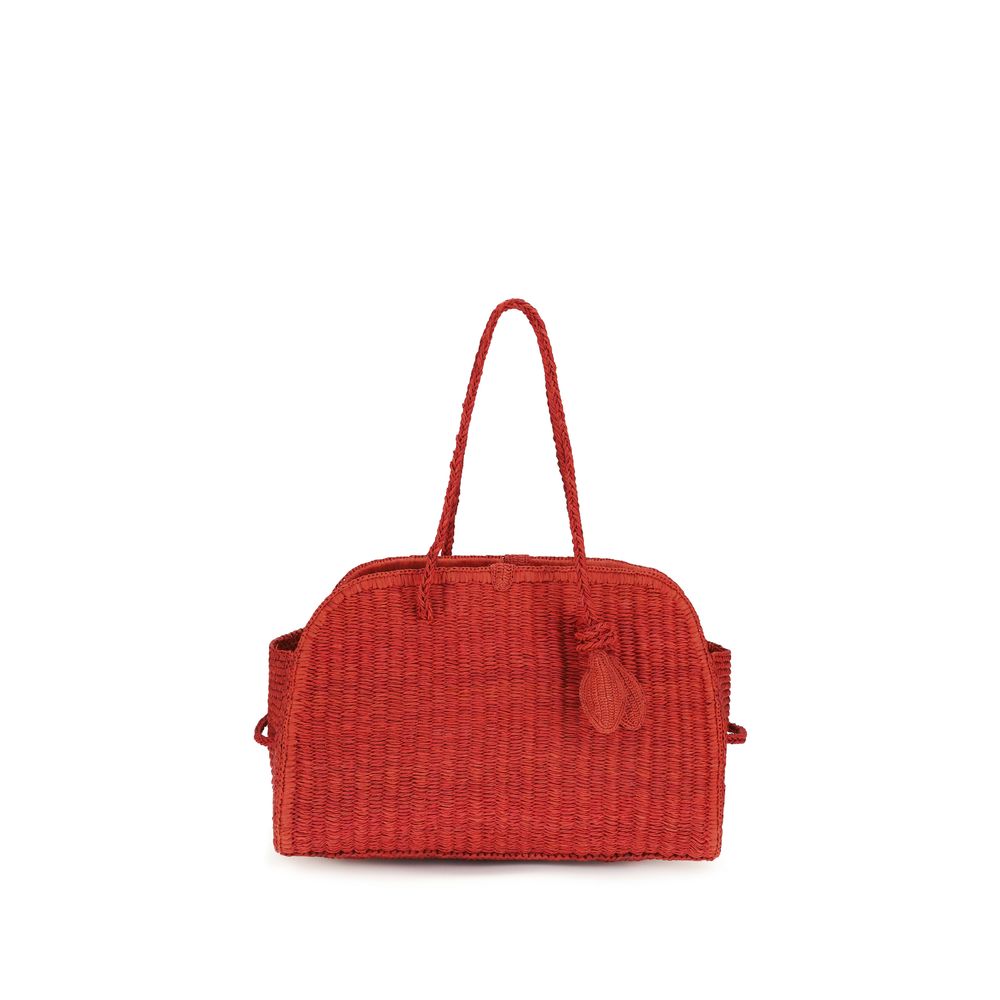 Rafia shoulder bag