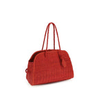 Borsa a tracolla in rafia