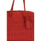 Borsa a tracolla in rafia