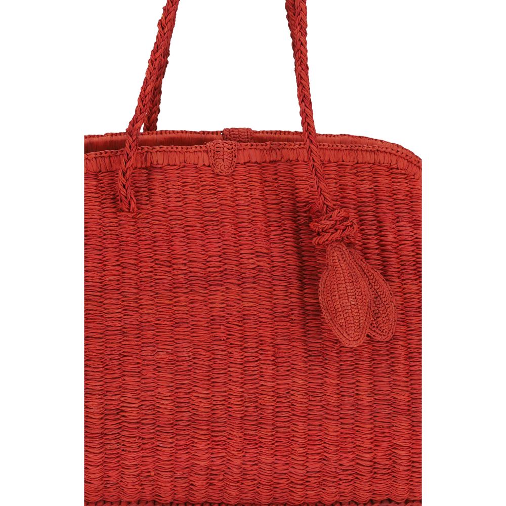 Rafia shoulder bag