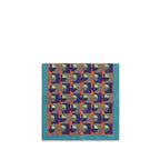 Foulard con stampa geometrica