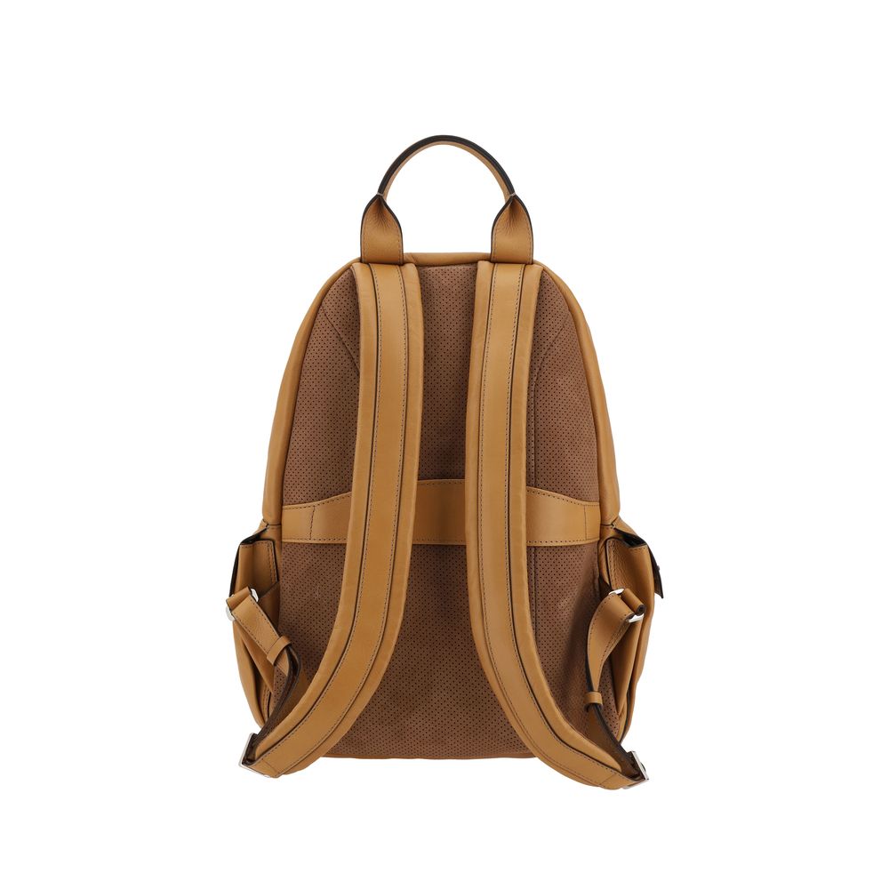 Leather backpack
