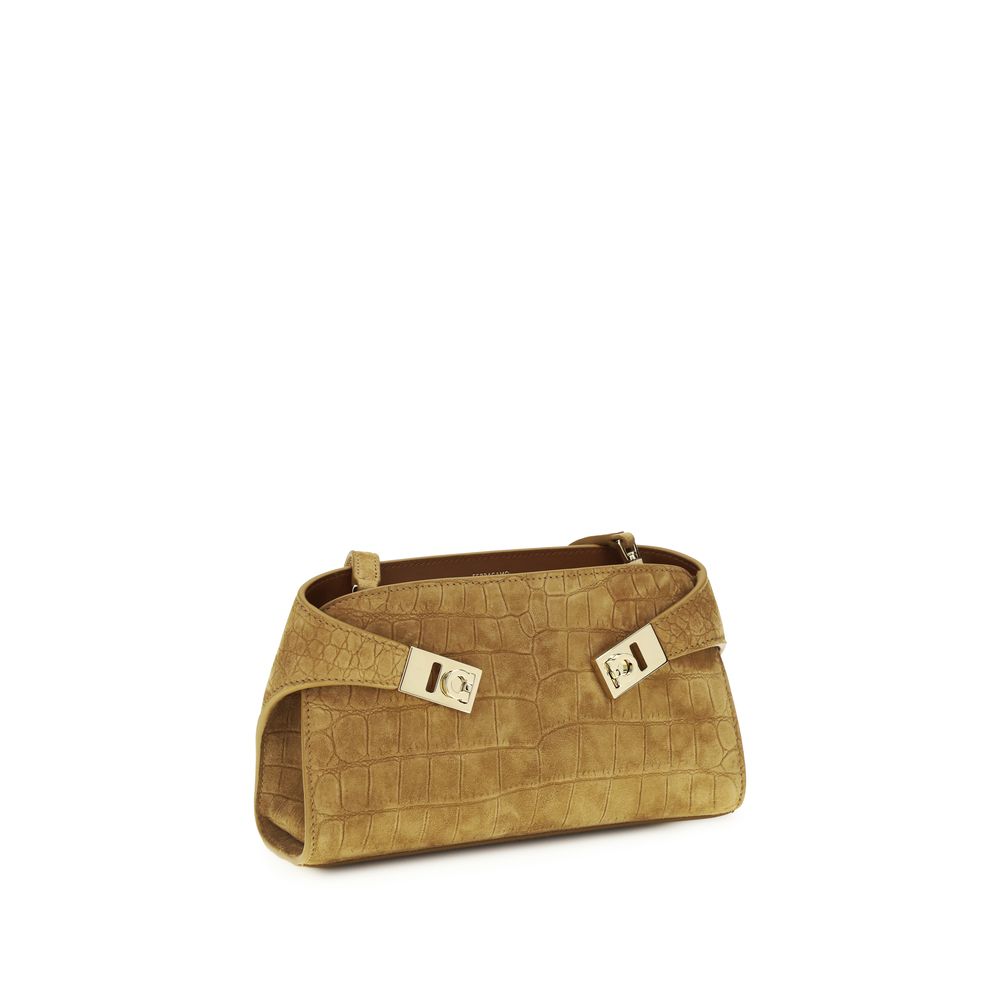 Borsa beige in pelle di vitello