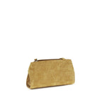 Borsa beige in pelle di vitello
