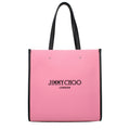 Pink fabric shoulder bag