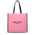 Pink fabric shoulder bag