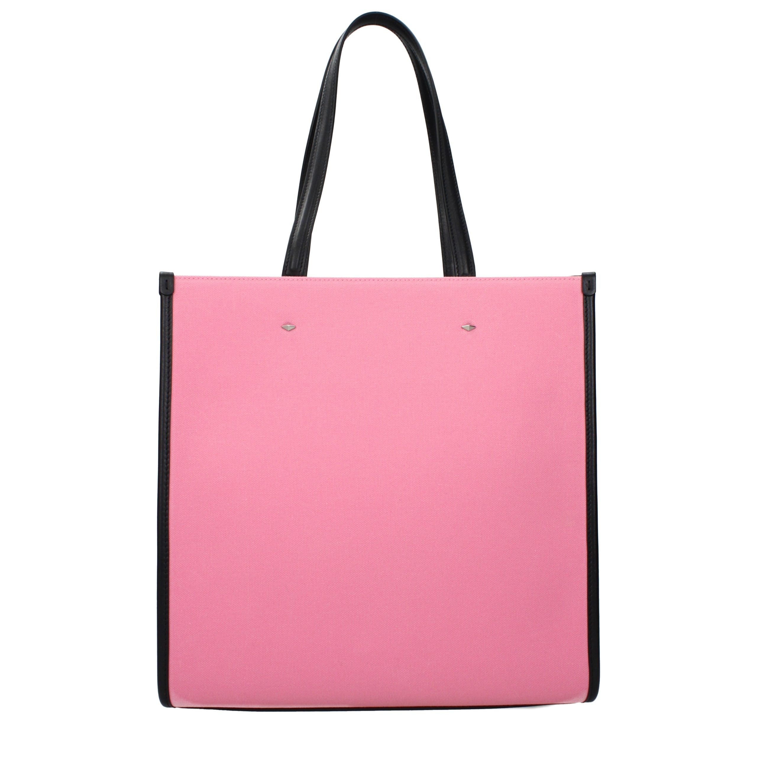 Borsa a tracolla in tessuto rosa