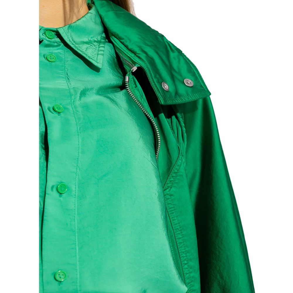 Parka con cappuccio a scomparsa
