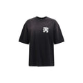 T-shirt nera in cotone