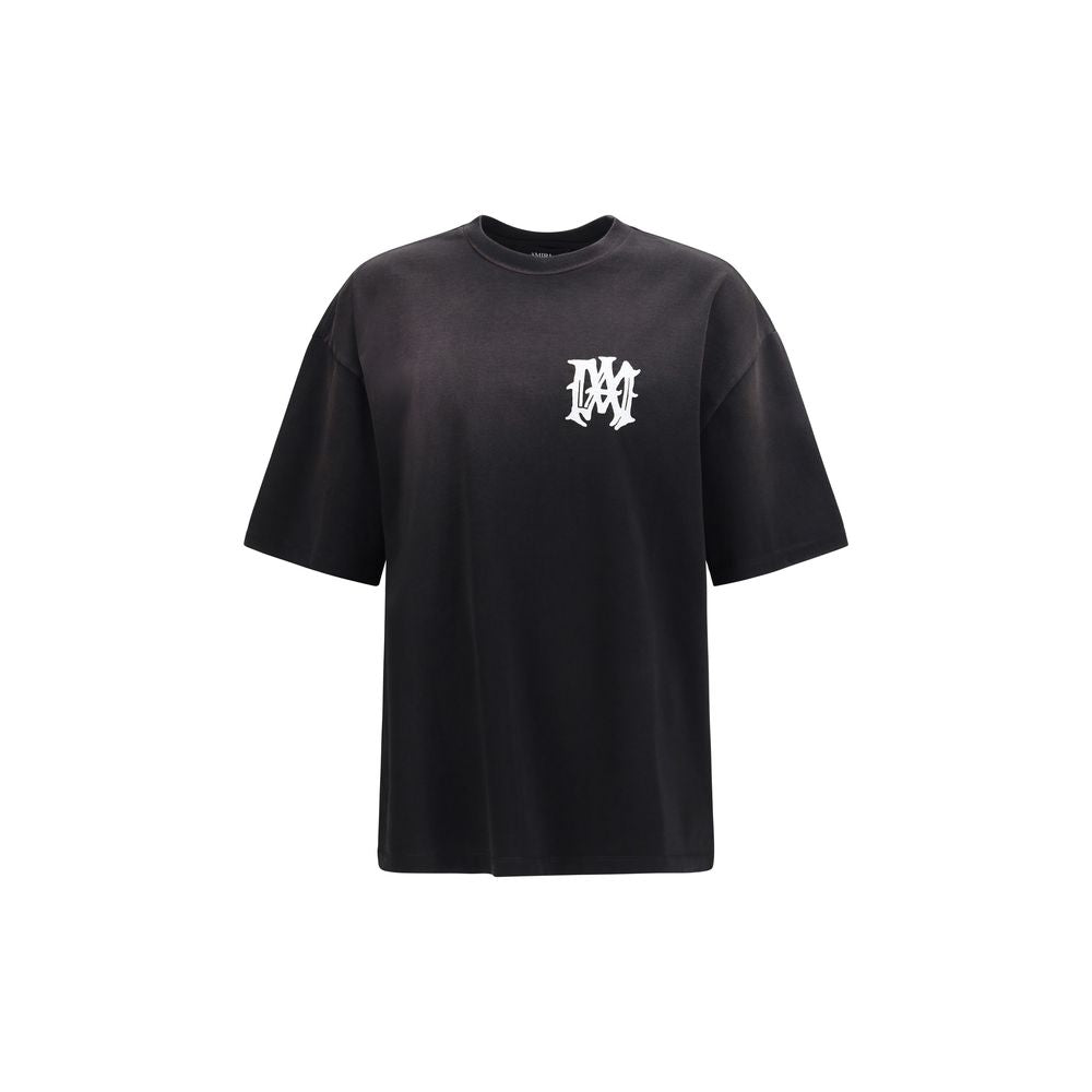 T-shirt nera in cotone